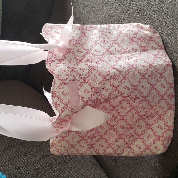 Longaberger Hope Breast Cancer Awareness Pink Quilted Small  Tote Purse - Picture 4 of 6